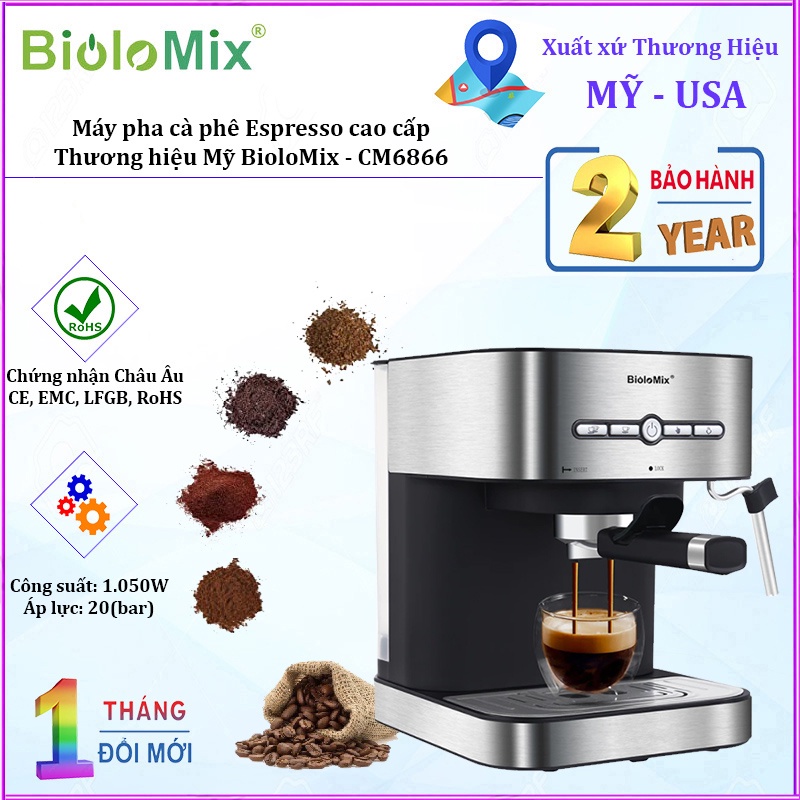 Máy pha cà phê Espresso BioloMix CM6866