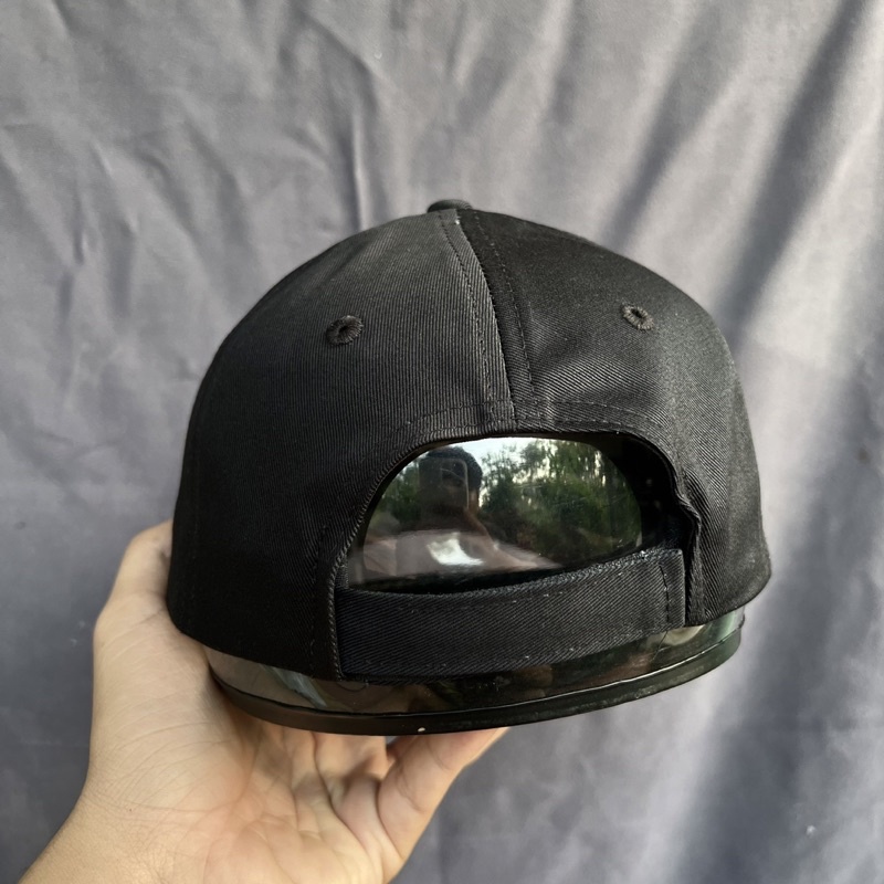 Nón lửa lưỡi trai Flame Star_cotton_màu đen_dành cho nam và nữ