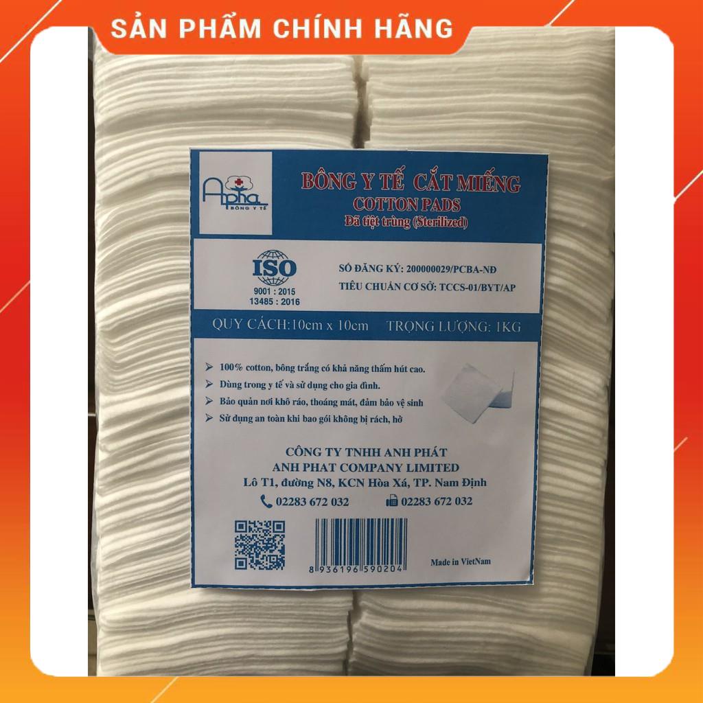 BÔNG CẮT MIẾNG 10cm x 10cm - Alpha