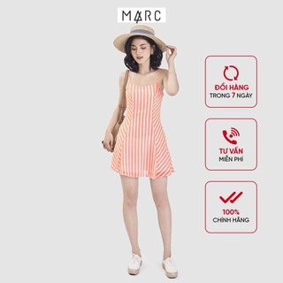 Đầm nữ MARC FASHION 2 dây voan đâu sọc BAGH071420