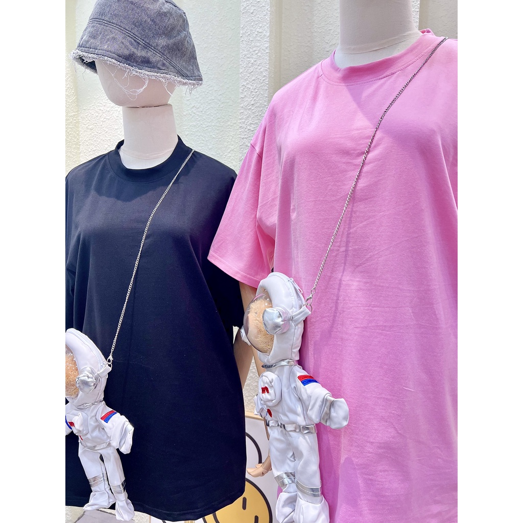 Áo thun kèm gấu phi hành gia 2 màu ngộ nghĩnh, đáng yêu - HN1076