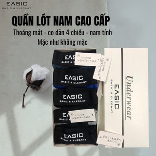 Combo 5 quần lót boxer nam easic cao cấp l thun lạnh thoáng mát