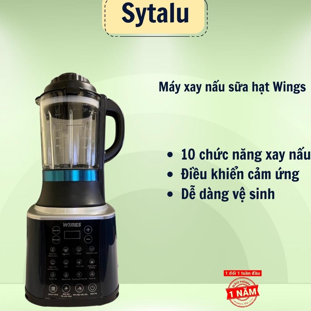 Máy nấu sữa hạt, xay nấu đa năng, làm sinh tố, sữa đậu nành Wings LM358– Bản Tiếng Việt