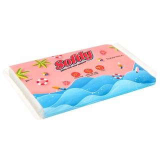 Khăn giấy du lịch Softly 2 lớp 50 tờ