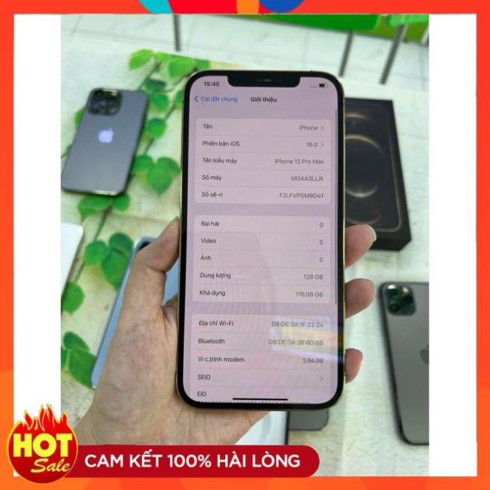 Điện thoại lp 12 Pr.m bộ nhớ 128gb máy mới nguyên hộp - LLA34 6L89 | BigBuy360 - bigbuy360.vn