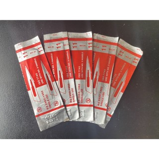 Bộ 5 lưỡi dao kiato số 11 - lưỡi dao khoét lỗ sáo trúc