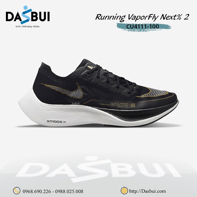 Giày chạy Nike ZoomX VaporFly NEXT% Black Gold CU4111-001