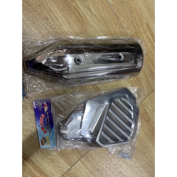 Giá trọn bộ 2 món ốp xe LEAD 13->15 (Ốp quạt gió +Ốp pô ) cao cấp giá rẻ mẫu mã đẹp