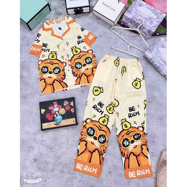 Pyjama SAM lụa xước