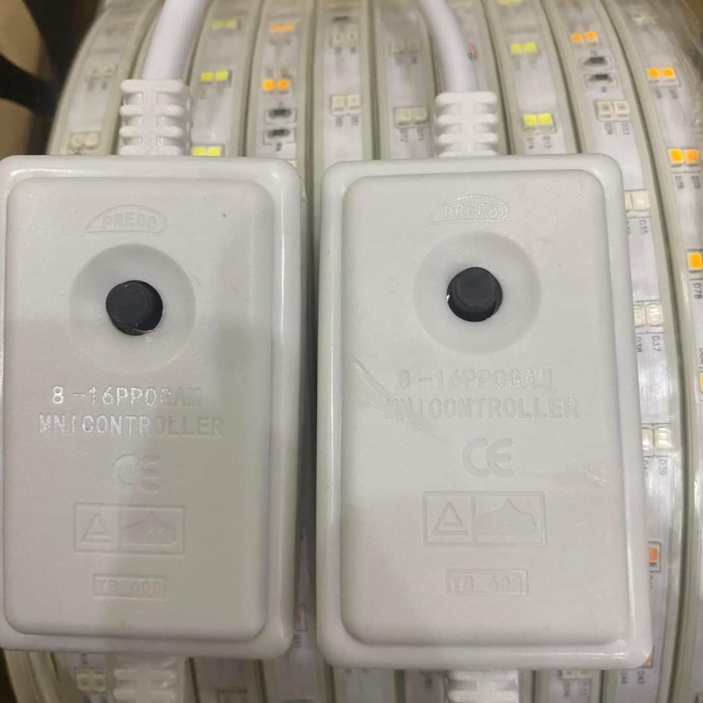 Đèn dây led đuổi 1 hàng và 2 hàng 2835 dùng trang trí ngoài trời, quấn cây, trang trí quán cafe, biển quảng cáo