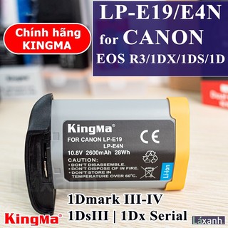 Canon lp-e19 lp-e4 | pin và sạc máy ảnh kingma lpe19 lp-e4 lpe4 lp-e4n lpe4n canon eos 1dx 1ds r3 1diii 1div