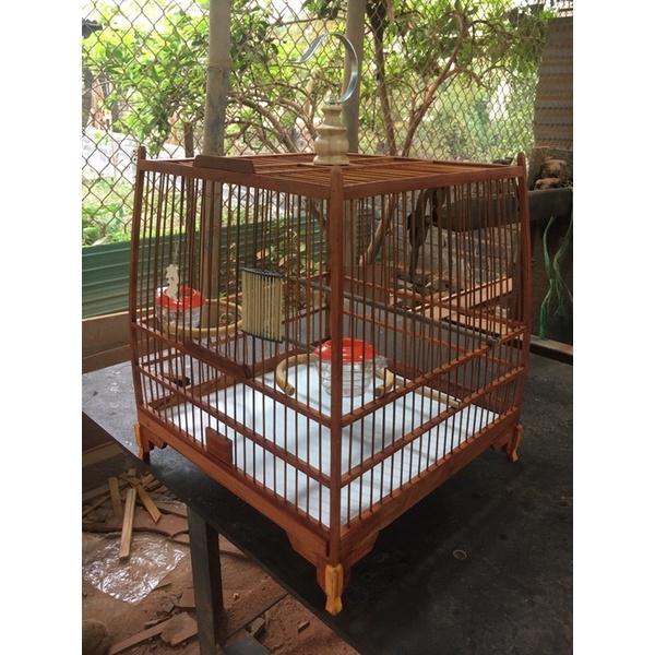 Khung lồng chim chào mào, khung lồng tự ráp, gỗ Quê thái đấu, thái cao, vuông đấu, vuông cao tự táp rễ dàng