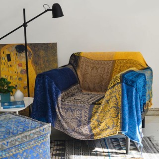Thảm vintage phủ ghế sofa siêu mềm mịn UK15