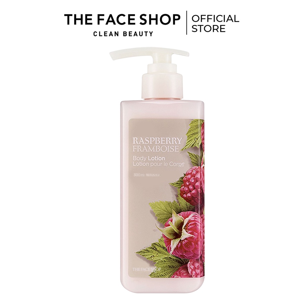 Sữa Dưỡng Thể Chống Lão Hóa TheFaceShop Raspberry Body Lotion 300ml