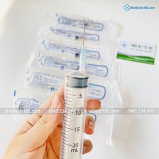Bơm kim tiêm vinahankook 1ml, 3ml, 5ml, 10ml, 20ml, 50ml/cc dùng 1 lần đã khử khuẩn vô trùng