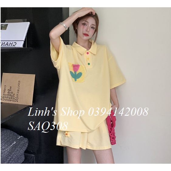 Set Áo Quần Bầu Bộ Bầu Xinh SAQ308