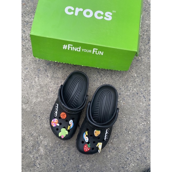 CROCS SỤC ĐEN CHÍNH HÃNG DÀNH CHO NAM-NỮ