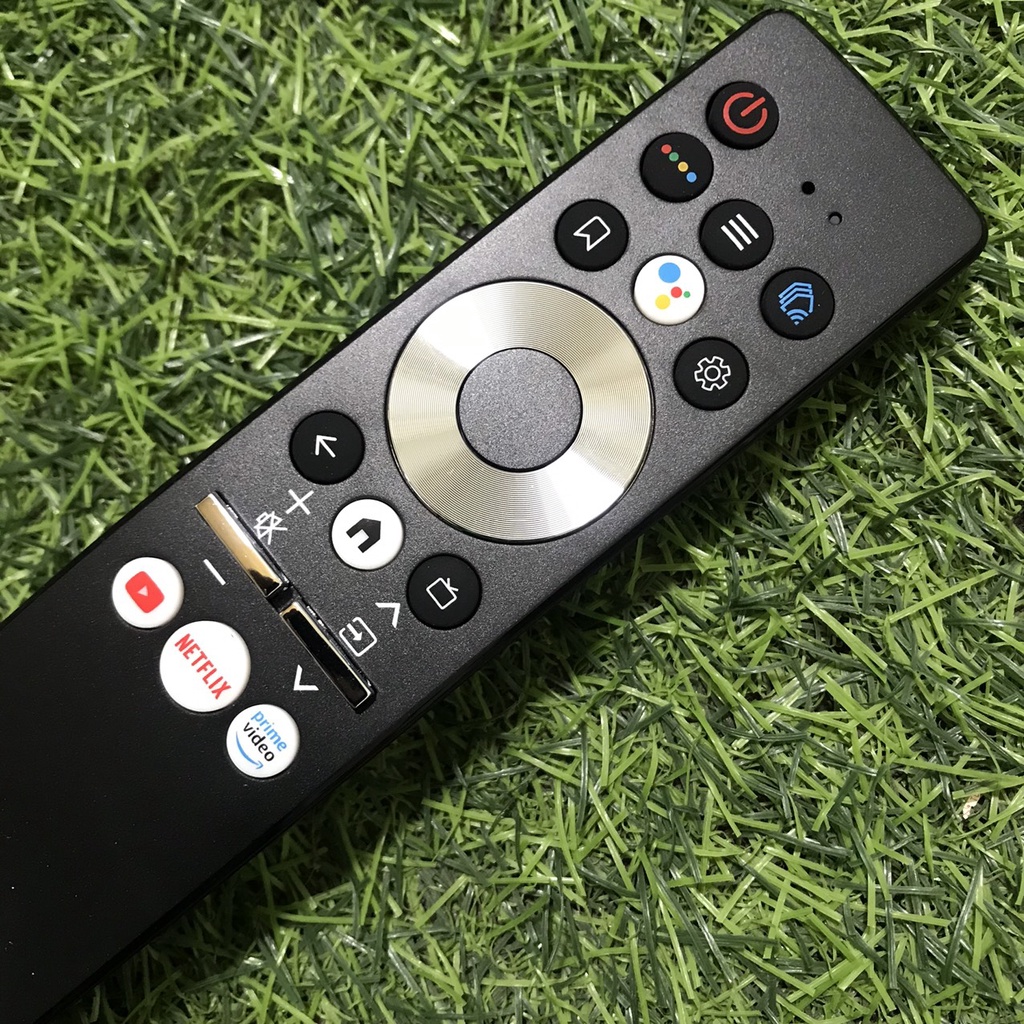 Điều khiển tivi aqua giọng nói, Remote TV AQUA QLED 4K 65 inch 65AQTS6UG có mic điều khiển giọng nói