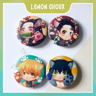 Huy hiệu Kimetsu meo meo