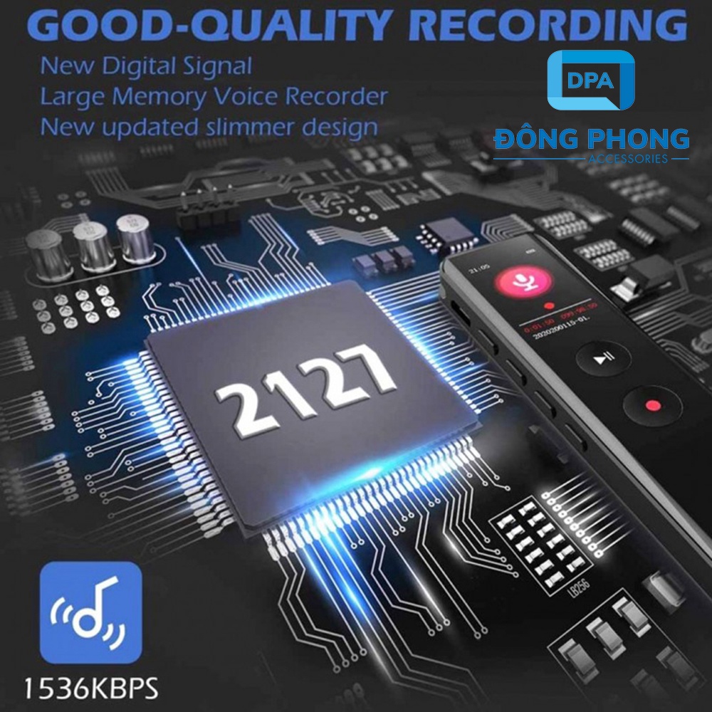 Máy Ghi Âm Remax RP3 Voice Recorder Chính Hãng