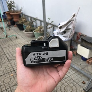 Pin đóng Hitachi, Hikoki, Metaboo 18V 5ah nhận sạc adapter, pin gài 5s2p