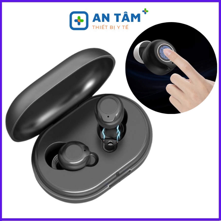 Máy trợ thính không dây siêu nhỏ Goodmi GM-305, tai nghe trợ thính không dây cảm ứng