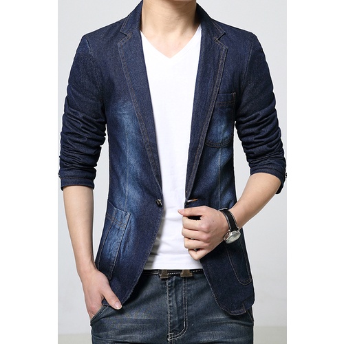 áo khoác, áo khoác nam jean dáng vest cực chất và nam tính, năng đọng, chất vải dày dặn đứng phom - T17