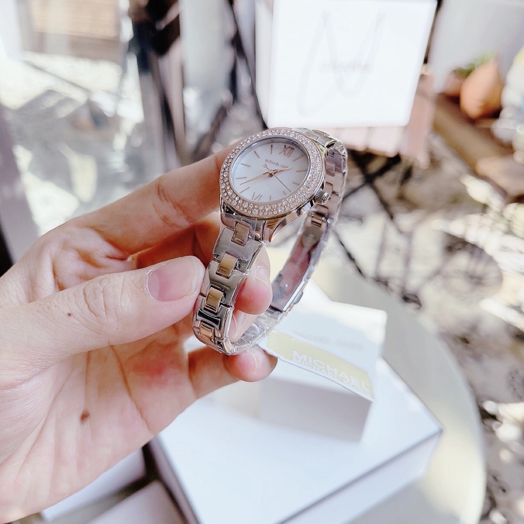 Đồng hồ nữ Michael Kors dây demi rose gold MK4559