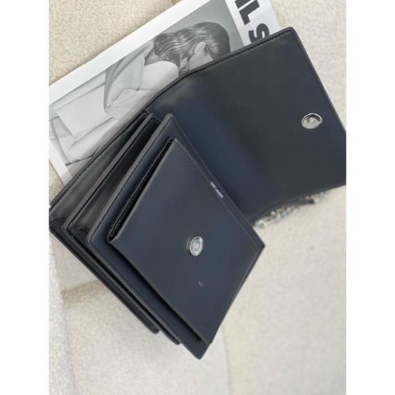 Túi Xách YSL SUNSET FLAP Khoá Bạc Size 22  -  By Willow.luxury