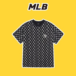 Áo thun NY MLB unisex nam nữ in hình Monogram Mega-Logo Full team mac chuẩn loại I