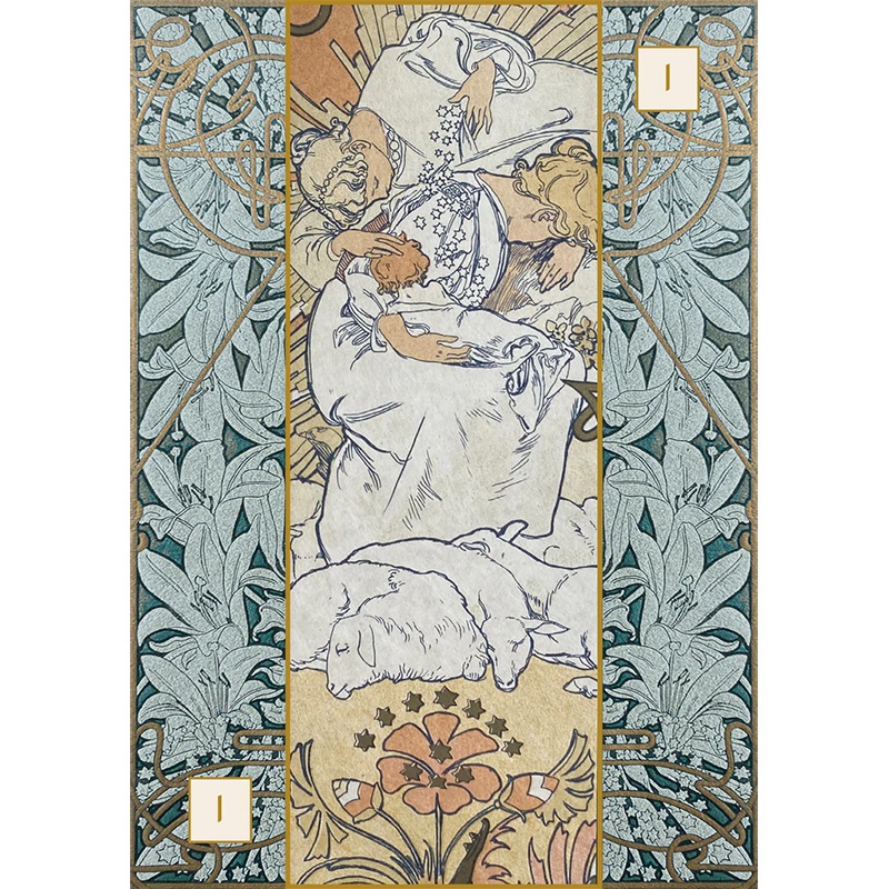 Bộ Bài Alfons Maria Mucha Oracle (Mystic House Tarot Shop) - Bài Gốc Authentic Chính Hãng 100%