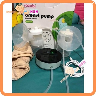 Bộ phụ kiện đầy đủ của máy hút sữa Rozabi Basic Plus chính hãng
