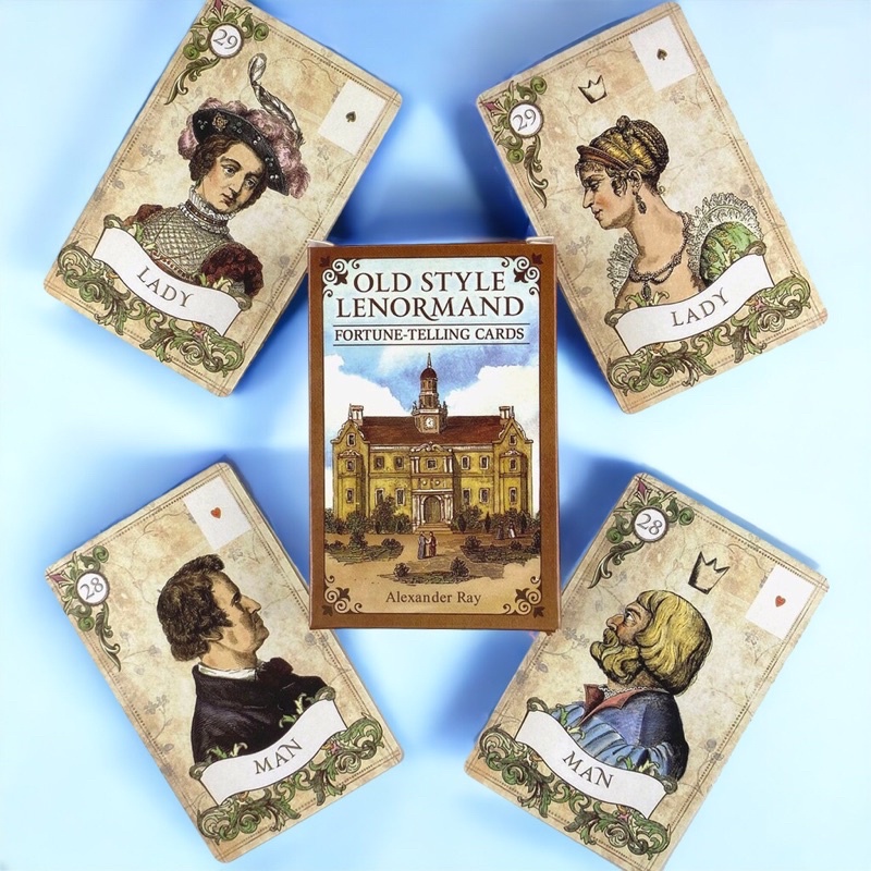 ĐỌC MÔ TẢ Bộ bài Tarot Old Style Lenormand cards, tác giả Alexander Ray