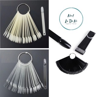 Bịch móng que tròn tập mẫu sơn vẽ nail