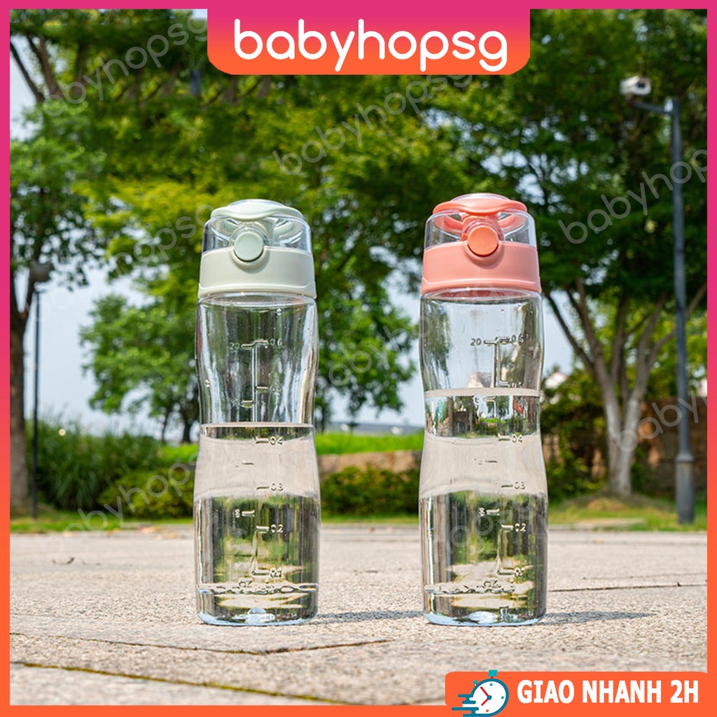 Bình nước nhựa Tritan Lock&Lock 750ml One Touch Sports Bottle ABF650 - BABYHOPSG