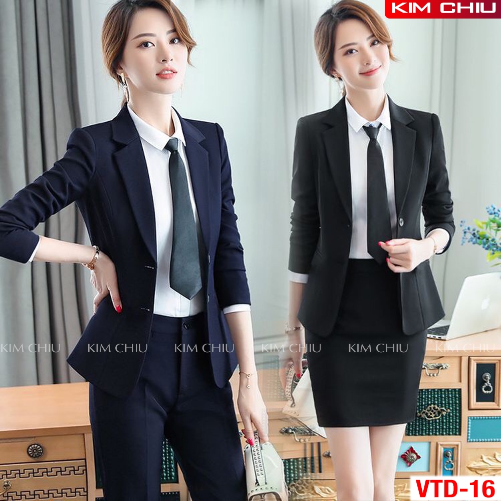 Áo Vest Nữ Công Sở Cao Cấp Vải Tuyết Mưa Tay Dài Form Đẹp Từng Đường Kim Mũi Chỉ HÀNG CHẤT LƯỢNG CAO VTD-16