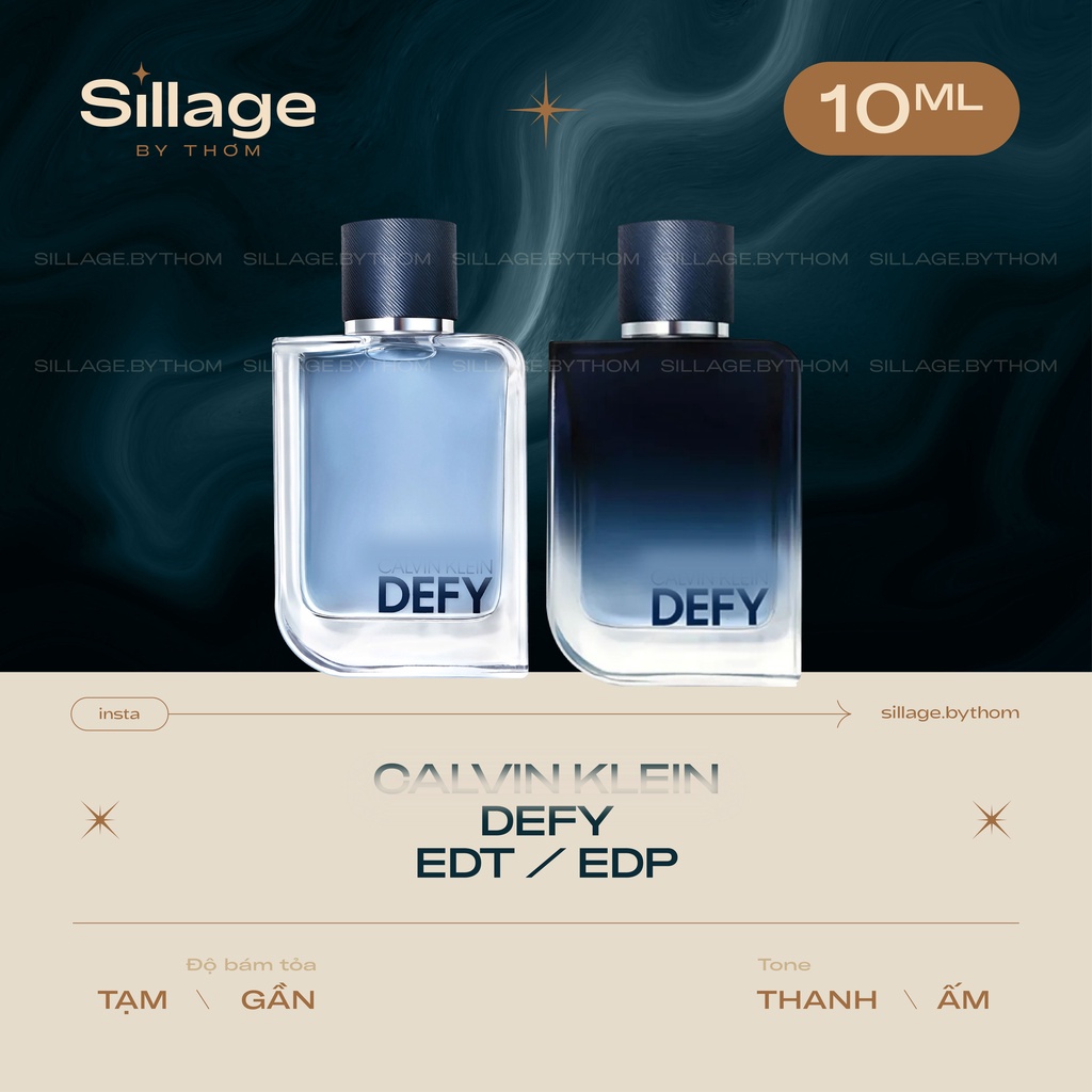 C A L V I N K L E I N DEFY EDT EDP | Mẫu thử nước hoa nam