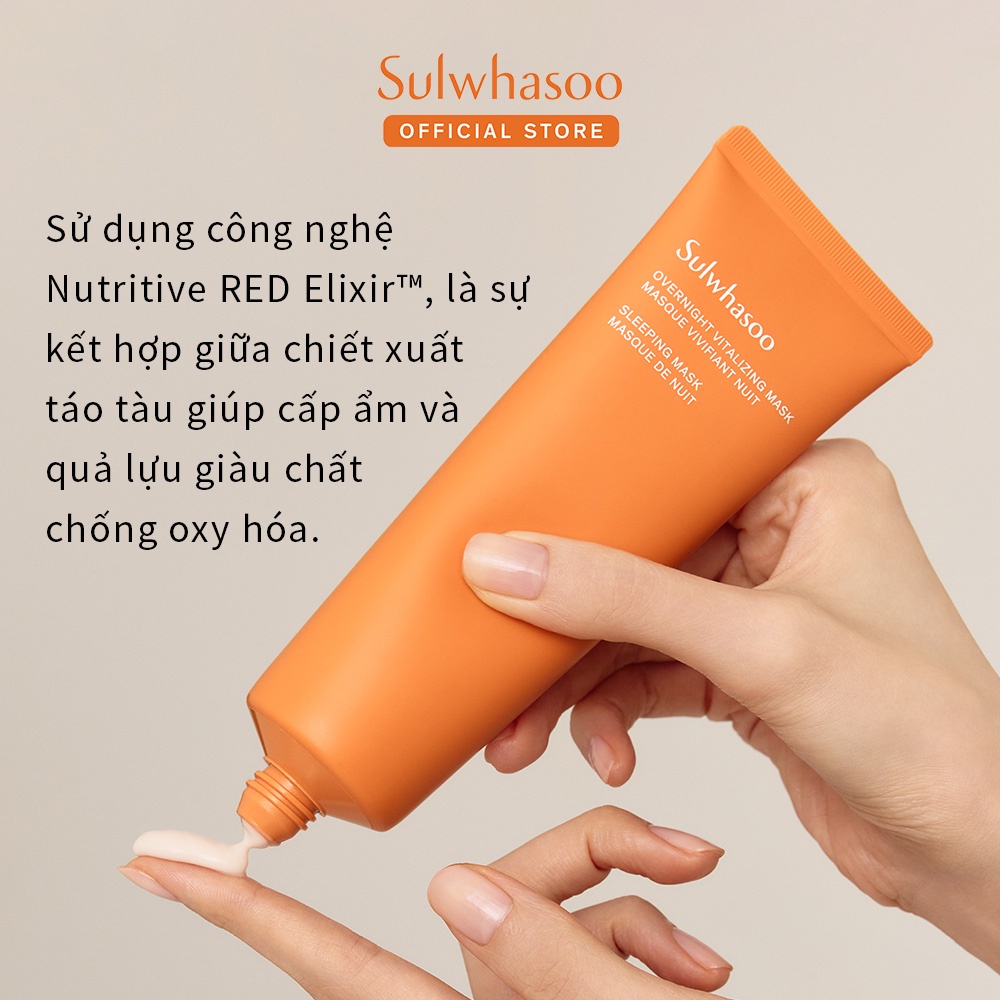 Mặt Nạ Ngủ Dưỡng Ẩm Sulwhasoo Overnight Vitalizing Mask 120ml