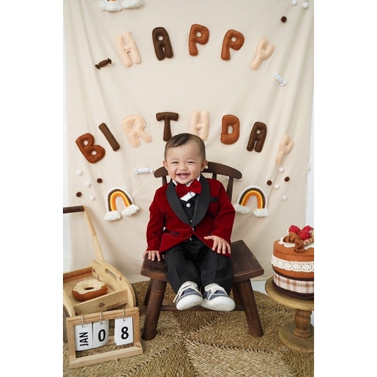 Vest Nhung Cho Bé Trai