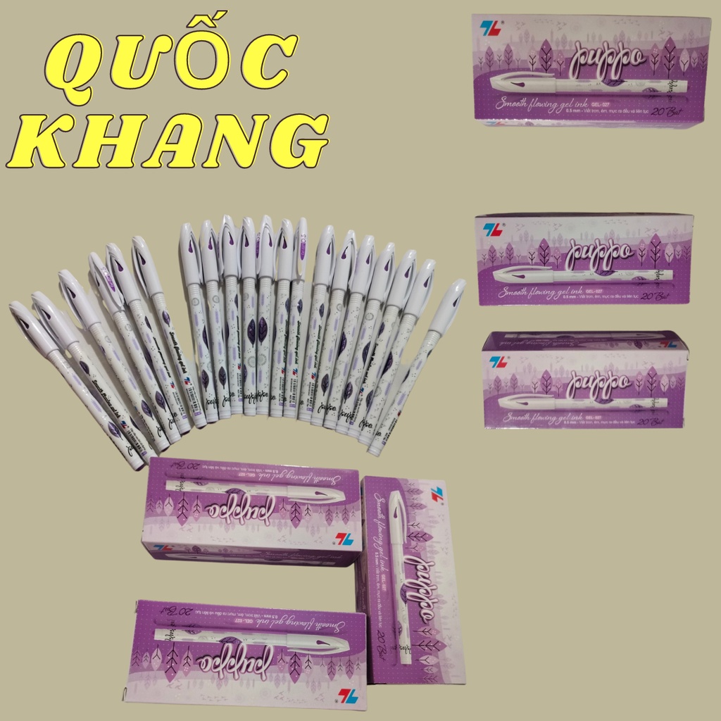 HỘP 20 CÂY BÚT GEL THIÊN LONG GEL-027