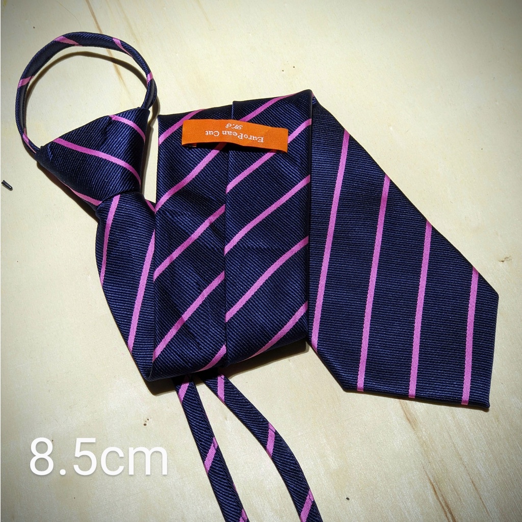 Cravat , cà vạt công sở thắt sẵn bản trung, lớn #2.