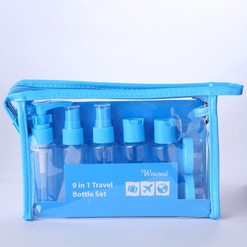 Bộ chiết mỹ phẩm 9 món kèm túi siêu xinh