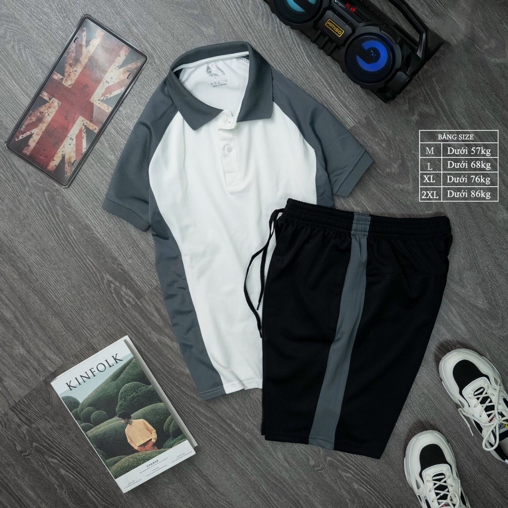 Bộ Quần Áo Nam Polo Mùa Hè Cao Cấp Vải Cá Sấu VESCA J10