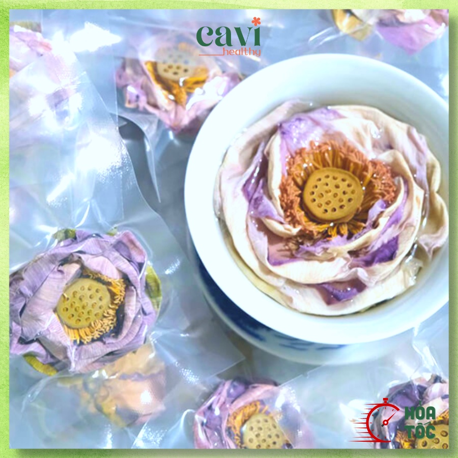 Trà Sen Nguyên Bông Sấy Lạnh, Trà sen Sa Đéc giúp ngủ ngon