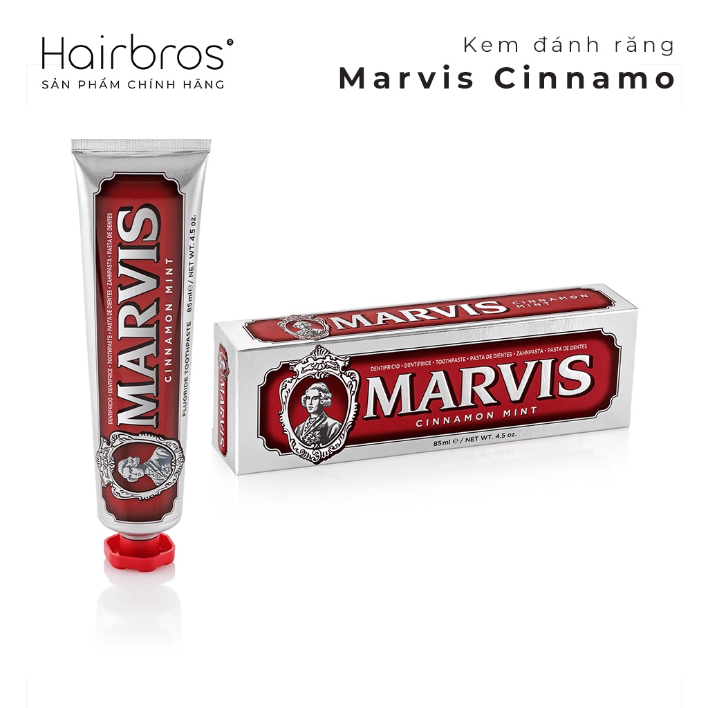 Kem đánh răng Marvis Cinnamon Mint Toothpaste - 85ml