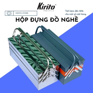 Thùng đựng đồ nghề inox su 201 chất lượng cao 3 tầng 5 ngăn kirito