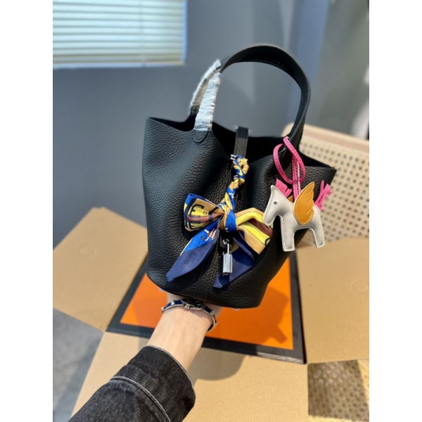 Túi xách nữ H.M sz18cm da bò