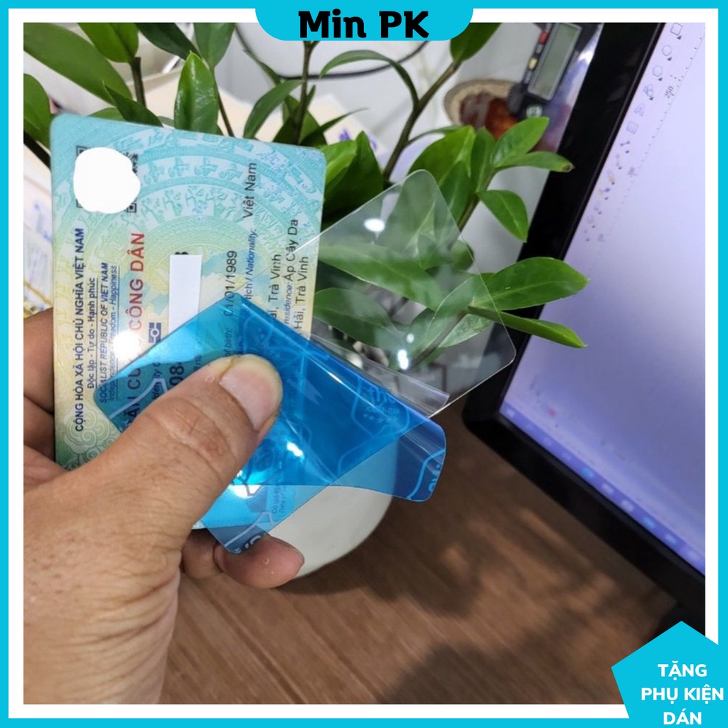 Kính Cường Lực 9H+ Dán Bảo Vệ chống trầy CCCD và GPLX