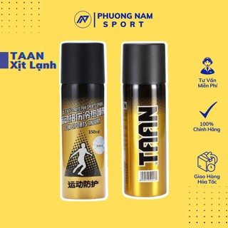 Bình xịt giảm đau chính hãng Taan, xịt lạnh chấn thương cao cấp trong bóng đá , xịt tê giảm đau nhanh 150ml