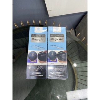 Dầu Gội Phủ Bạc Magic Art - Lược Nhuộm Tóc Thông Minh